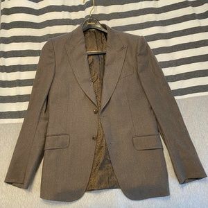 Gucci Sport Coat Jacket Mens Medium 48R Brown
